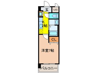 ベルドミ－ル末広五番館の物件間取画像